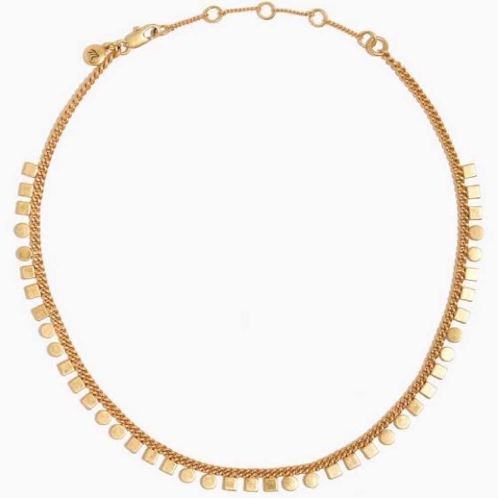 Madewell Mini Geochain Choker Necklace